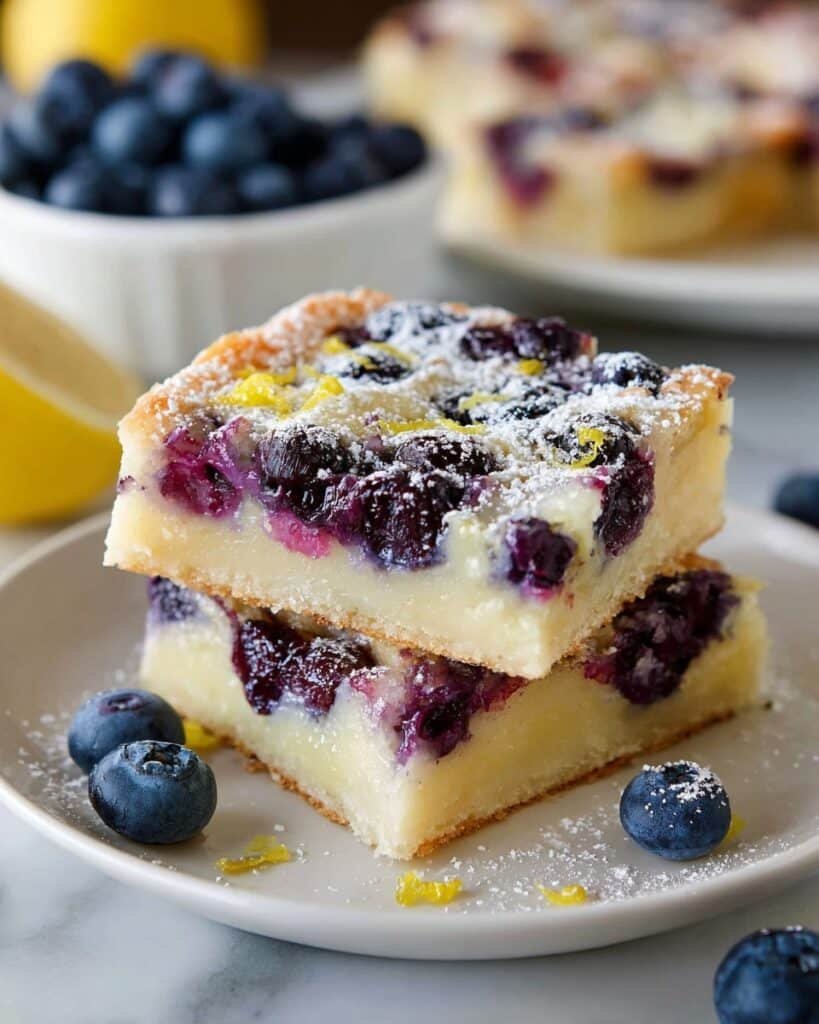 Lemon Blueberry Bars Recipe