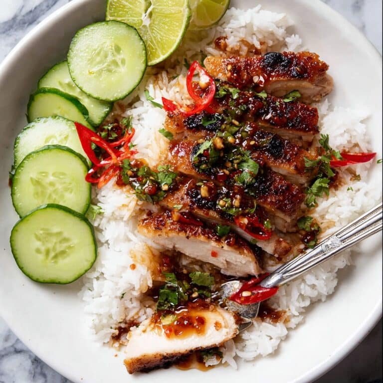 Thai Grilled Chicken (Gai Yang) with Lemongrass Marinade and Coconut Rice Recipe