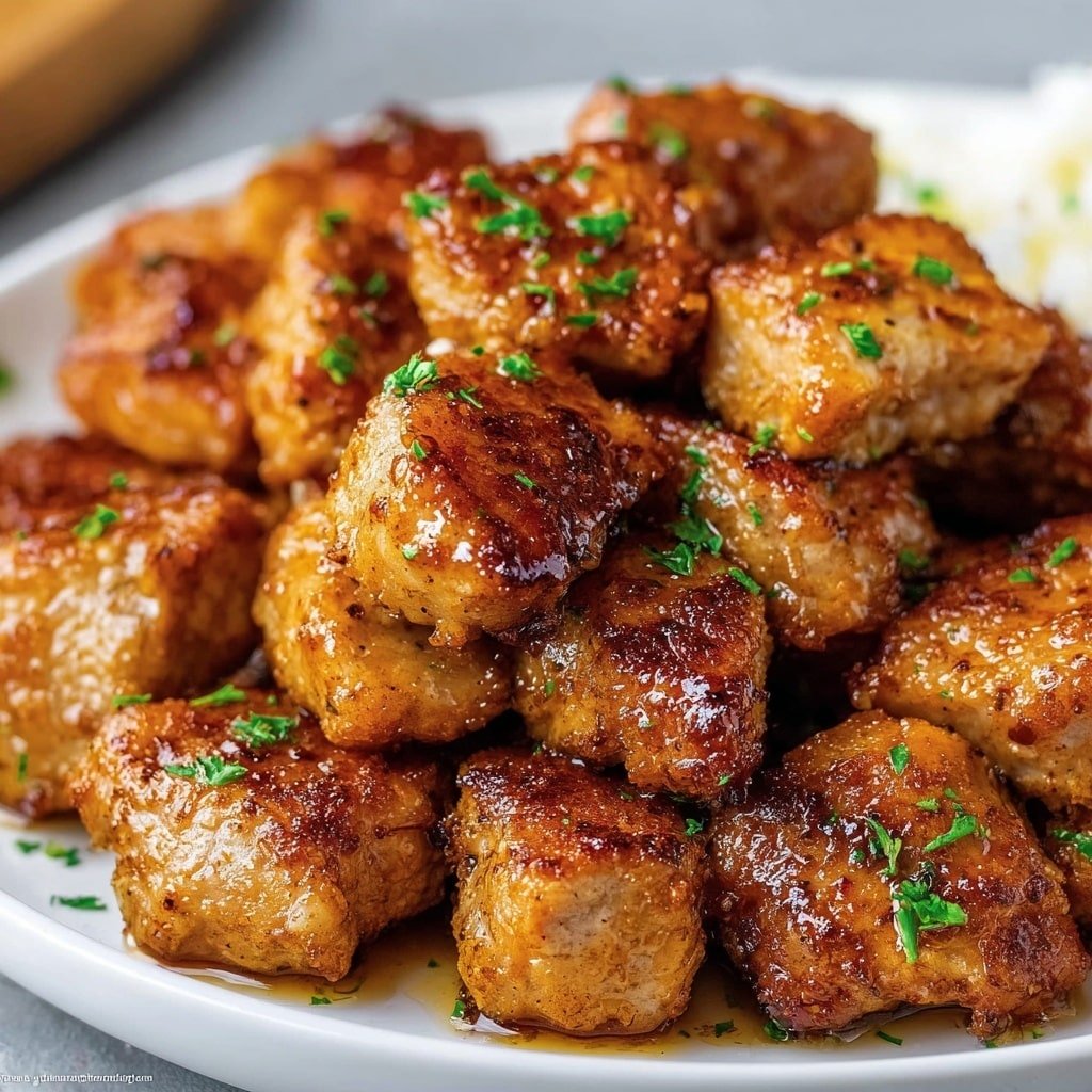 Air Fryer Pork Chop Bites Recipe - Recipe Image