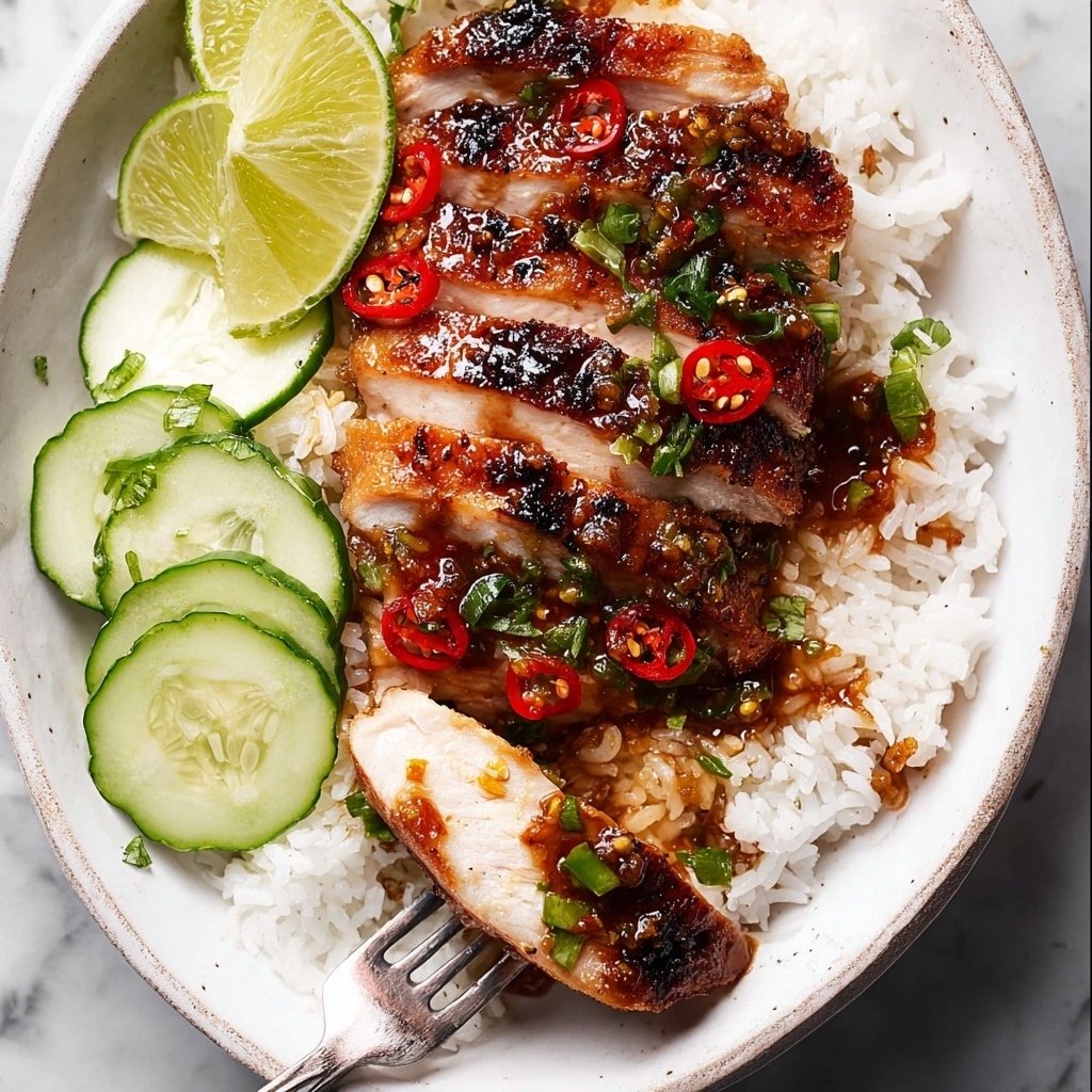Thai Grilled Chicken (Gai Yang) with Lemongrass Marinade and Coconut Rice Recipe - Recipe Image