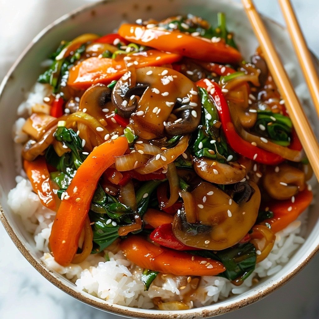 Saucy Vegetable Stir Fry Recipe