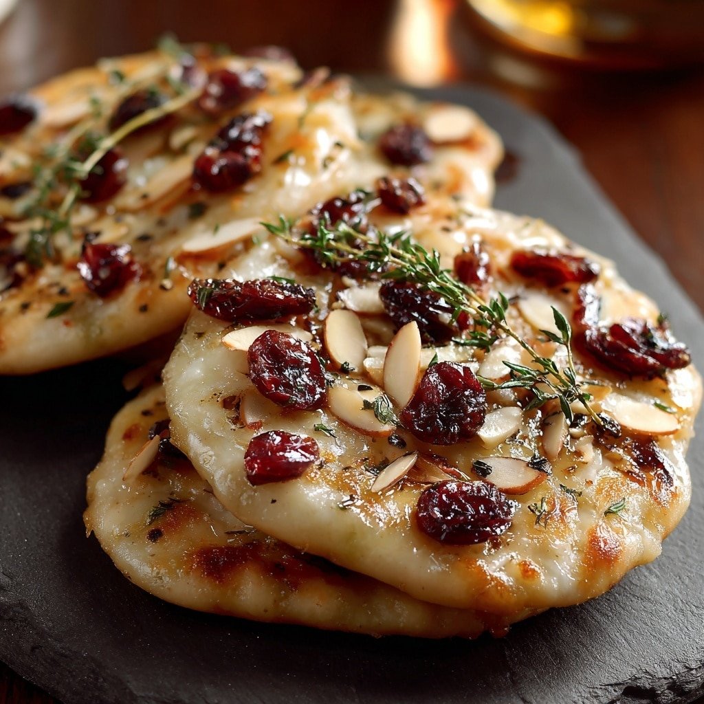 Crispy Flatbread with Brie, Cranberries, and Honey Recipe - Recipe Image