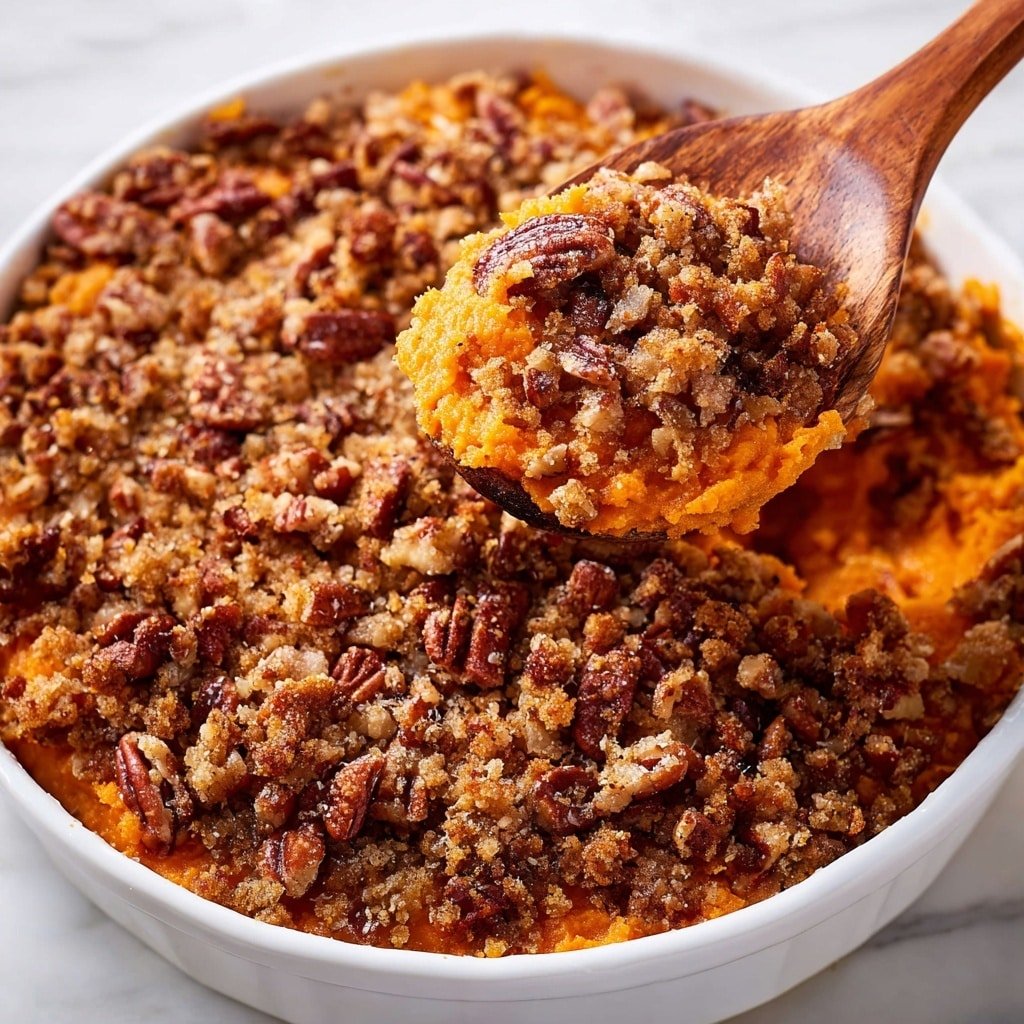 Sweet Potato Casserole with Pecan Streusel Recipe - Recipe Image