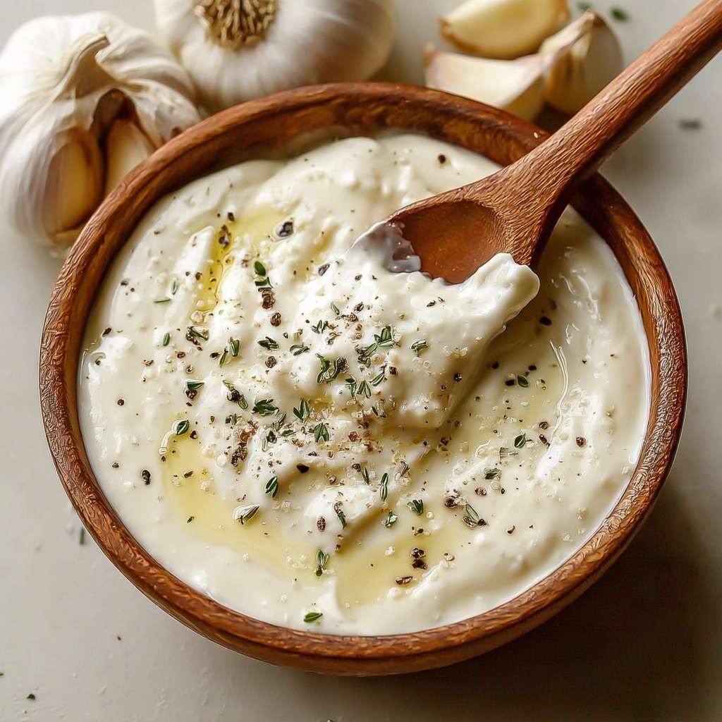 Garlic White Pizza Sauce Recipe