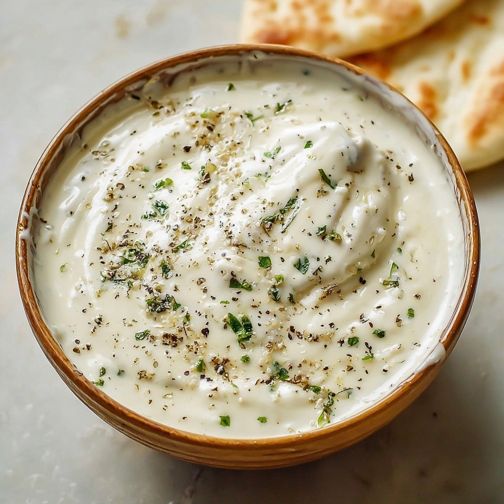 Garlic White Pizza Sauce Recipe - Recipe Image