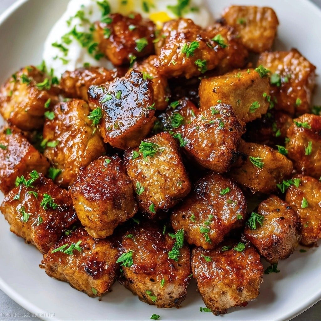 Air Fryer Pork Chop Bites Recipe - Recipe Image