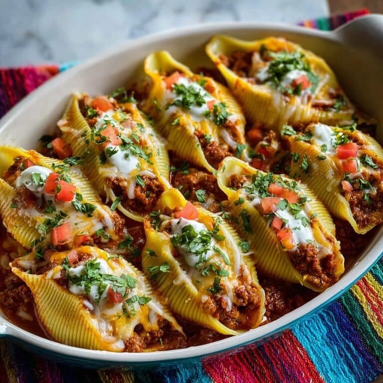 Creamy Taco Stuffed Shells Recipe
