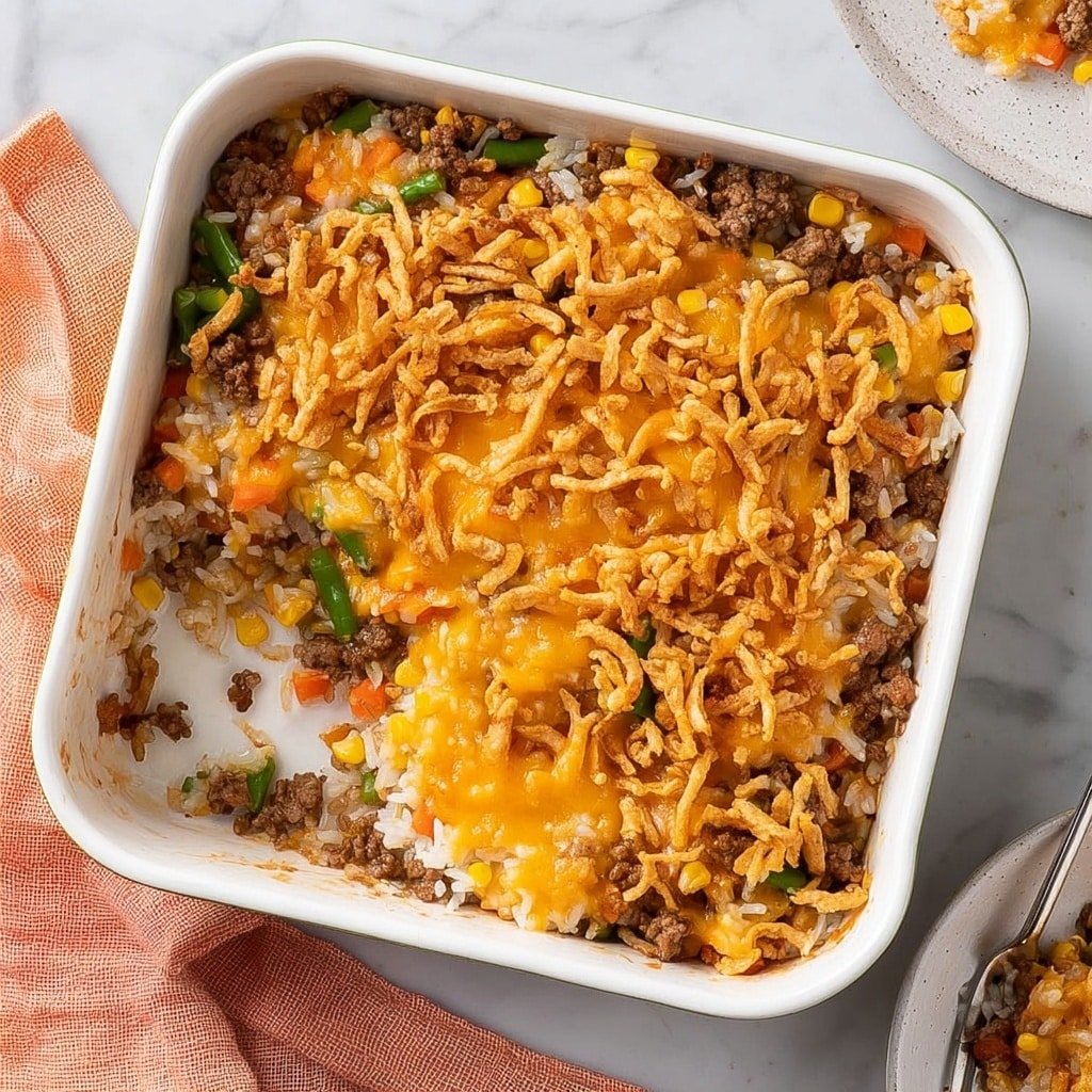 Hamburger Hash Brown Casserole Recipe